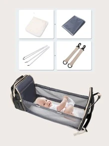 Mochila Grande Y Funcional De Alta Capacidad - Negro - Ver 8
