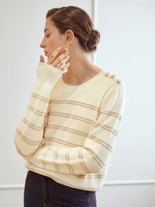 MOTF PREMIUM WOOL-MIX REGULAR FIT JUMPER - Beige - View 7