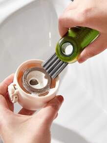 1pc 3 In 1 Tiny Bottle Cup Lid Detail Brush Straw Cleaner Tools Multi-Functional Crevice Cleaning Brush, Water Bottle Cleaning Brush For Bottles Clean Brushes For Nursing Bottle Cups Cover - Multicolor - View 5