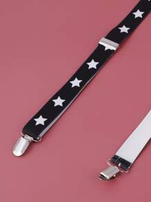 Star Pattern Suspenders - Multicolor - View 4
