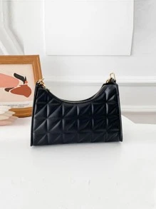 衍縫細節鏈條法棍包