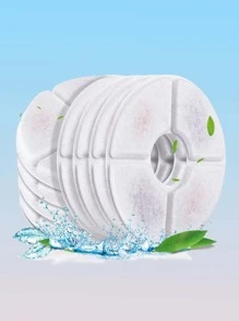 1pc White Pet Water Dispenser Filter, Suitable For Home Use - White - View 2