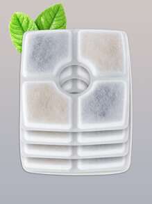 1pc White Pet Water Fountain Filter Cartridge, Suitable For Home Use - White - View 2