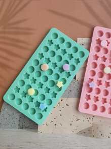 1pc Random Color Silicone Mold, 50 Grid Mold, DIY Mold For Craft - Multicolor - View 6