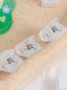 5pcs Clear Plastic Clip