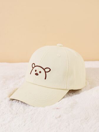 1入組嬰兒熊圖案棒球帽