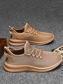 Spets Upp Enkel Herr sportskor - Brun - Visa 2