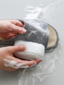 1pc Solid Clothes Cleaning Brush - White - View 3