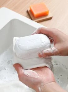 1pc Solid Clothes Cleaning Brush - White - View 4