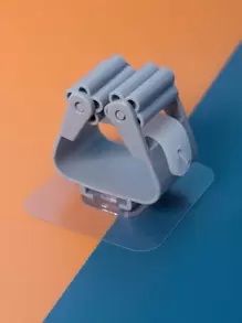 2pcs Mop & Broom Storage Rack - Grey - View 4