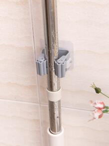 2pcs Mop & Broom Storage Rack - Grey - View 5