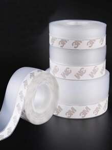 1roll Clear Door & Window Seam Sealing Strip, Multifunction Windproof Sealing Tape For Home - Clear - View 7