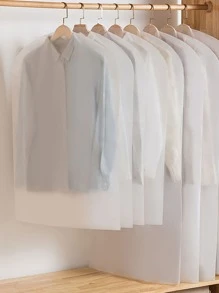 5pcs Plain Clothing Cover - Clear - View 3