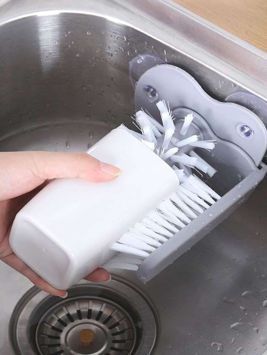 1pc Cup Cleaning Brush - Grey - View 1