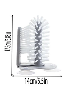 1pc Cup Cleaning Brush - Grey - View 2