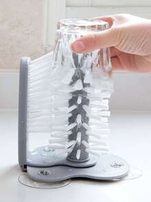 1pc Cup Cleaning Brush - Grey - View 4