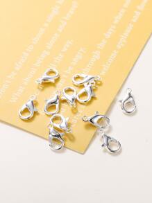 50pcs/set Lobster Clasp Jewelry Making Connector Kits For DIY Necklace Bracelet Chain Jewelry Accessories - Silver - View 2