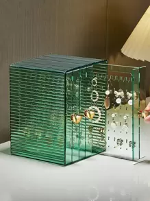 1入組透明首飾收納盒 - 綠色 - 查看 1