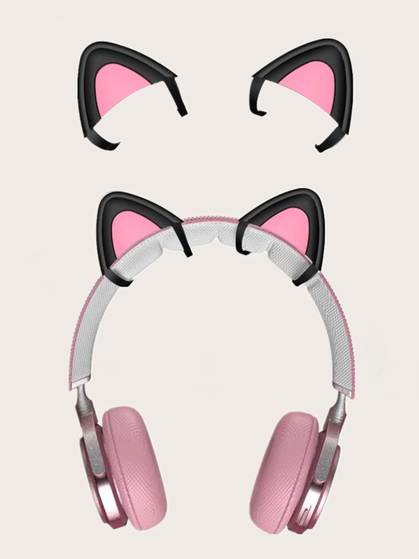 2pcs Cartoon Ear Design Universal Headphone Decoration SHEIN USA