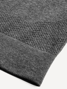 Easithlete Áo Tees & Tanks  Thể thao Nữ màu trơn - Màu xám đen - Xem 5