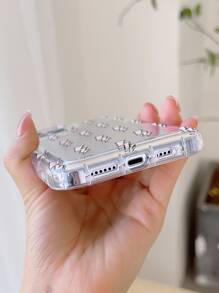 閃電圖案透明手機殼 - 彩色 - 查看 3