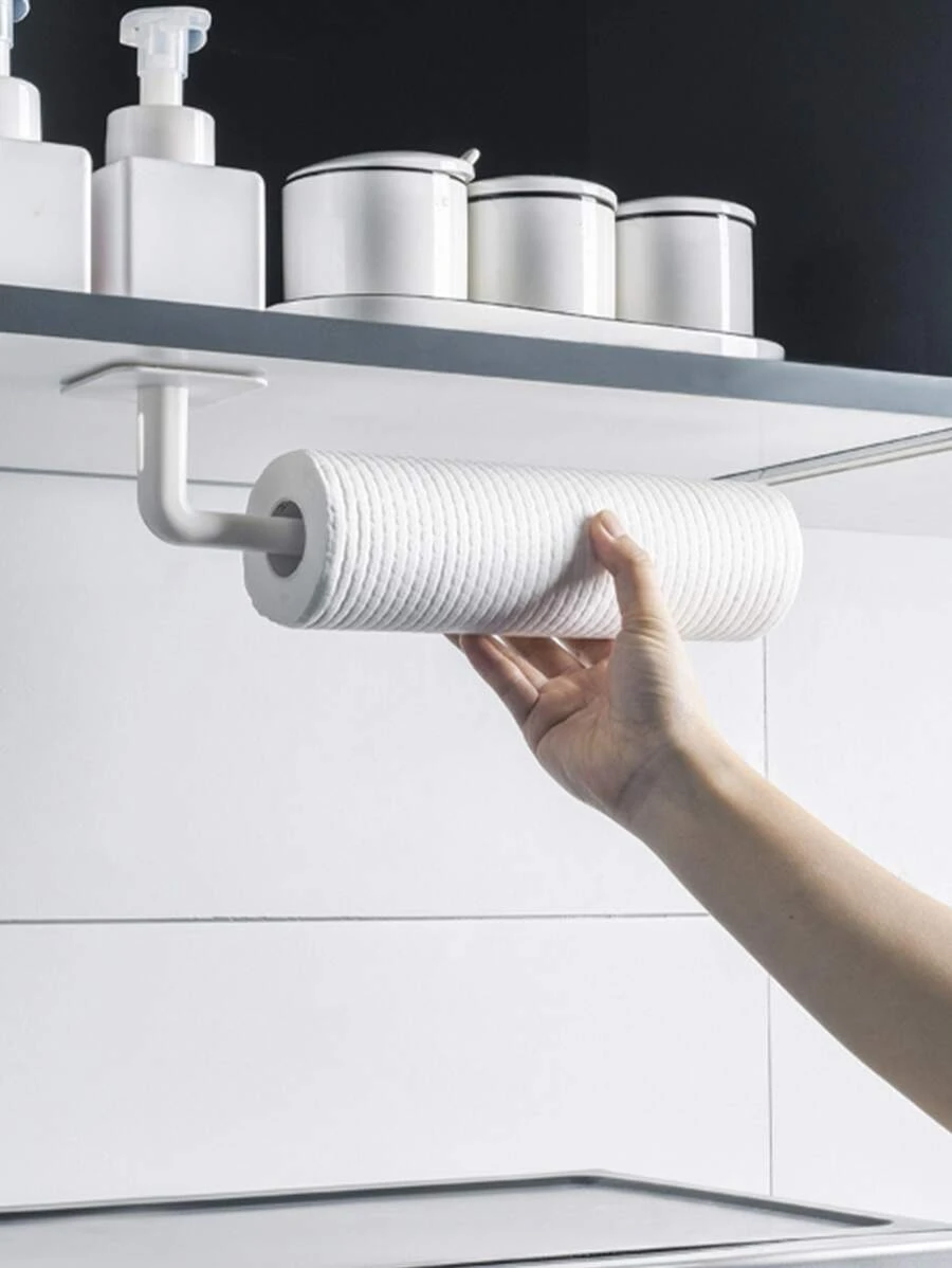 1入組多功能廁所紙支架 - 白色 - 查看 1