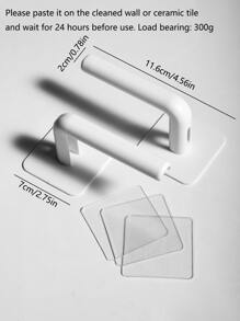 1入組多功能廁所紙支架 - 白色 - 查看 2