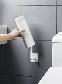 1入組多功能廁所紙支架 - 白色 - 查看 6