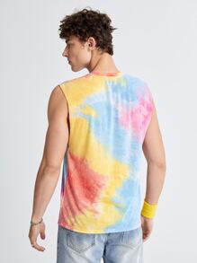 Manfinity RebelGame Tops Nam Cà vạt nhuộm Nhiệt đới Giải trí - Nhiều màu - Xem 2