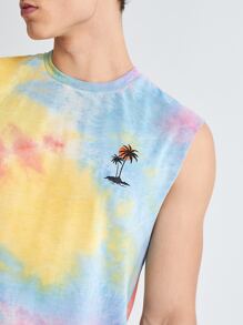 Manfinity RebelGame Tops Nam Cà vạt nhuộm Nhiệt đới Giải trí - Nhiều màu - Xem 6