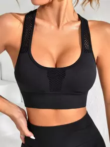 鏤空工字運動型文胸