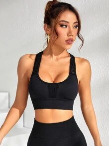 鏤空工字運動型文胸