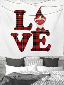 1pc Gonk Print Decorative Tapestry - Multicolor - View 1