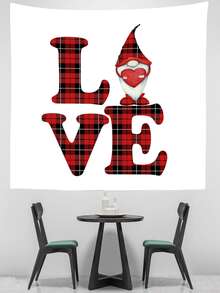 1pc Gonk Print Decorative Tapestry - Multicolor - View 3