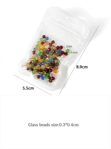 100入組4mm釘珠DIY首飾配件 - 彩色 - 查看 3