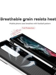 推拉鏡片套手機殼帶磁性圓環支架 - 銀色 - 查看 5