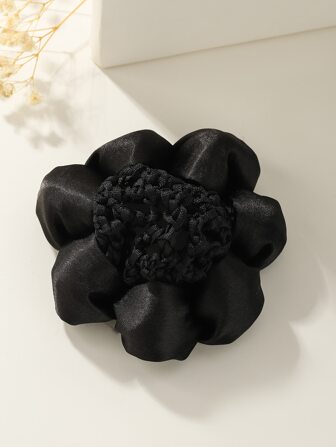 Coletero sólido con red para moño, herramientas de peinado