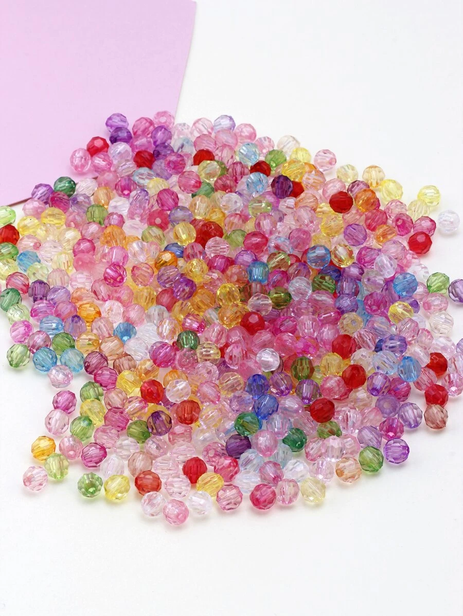 100 hạt màu ngẫu nhiên DIY - Nhiều màu - Xem 1
