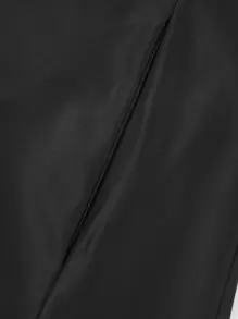 Manfinity Homme Áo khoác Trench Nam Nút phía trước màu trơn Công việc - màu đen - Xem 6