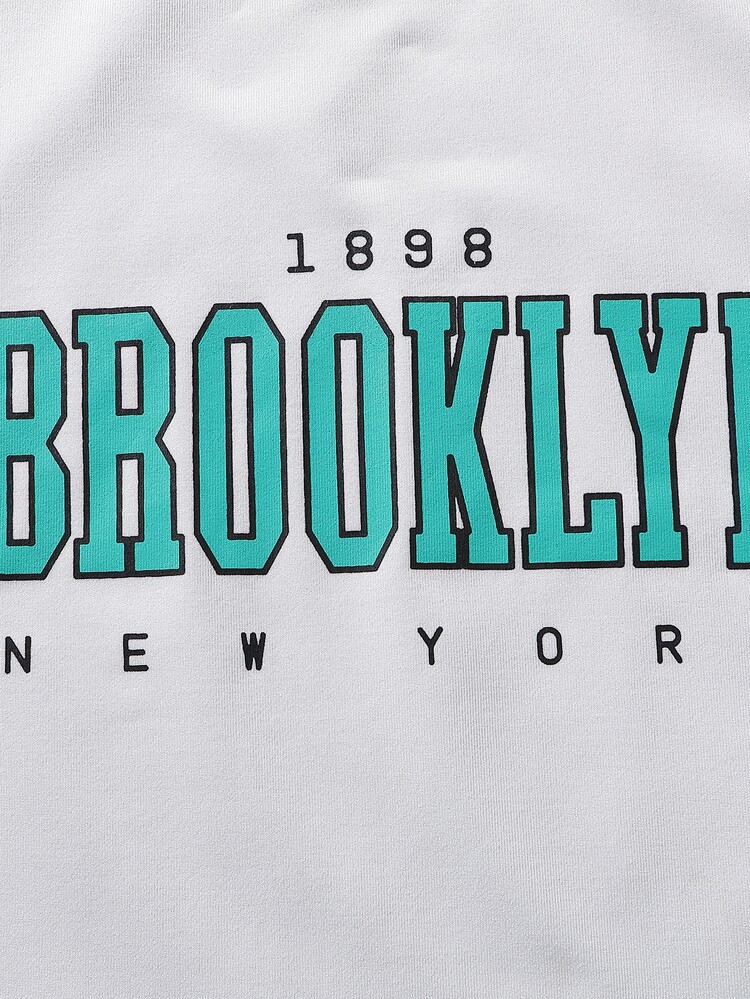 Girls Letter Graphic Tee & Biker Shorts