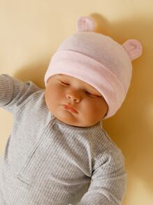 momscare 3 chiếc mũ họa tiết hoa hồng màu hồng ngọt ngào, mũ tai gấu mềm mại và thoải mái, phù hợp cho trẻ sơ sinh và trẻ nhỏ - Thiết kế mũ bé đáng yêu - Mũ giữ ấm, chắn gió cho bé, cũng là món quà tuyệt vời cho bé gái khi bé bắt đầu tập thở. - Nhiều màu - Xem 3