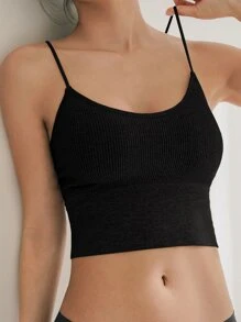 DAZY Soutien-gorge long unicolore