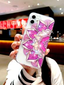 水钻装饰手机壳，国际版，非国内版 - 彩色 - 查看 2