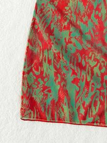 Vestido cover up con estampado - Multicolor - Ver 4