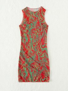 Vestido cover up con estampado - Multicolor - Ver 6