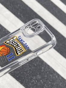 Basketball Pattern Phone Case - Multicolor - View 3