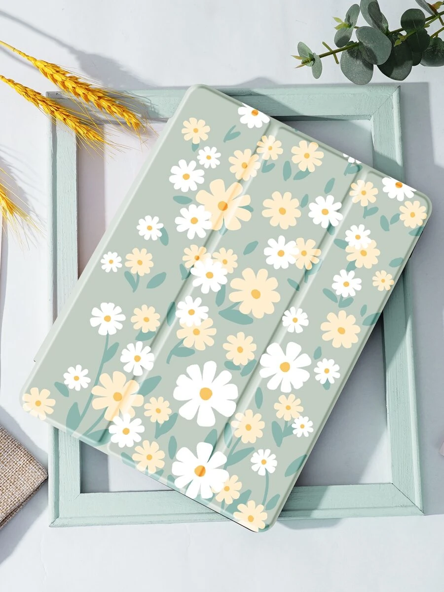 Floral Pattern Case Compatible With iPad