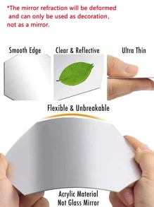 45入組鏡面牆貼 - 銀色 - 查看 4