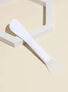 Clean Silicone Facial Sheet Brush 1pc Face Care DIY Mud Sheet Apply Skin Care Tools - White - View 2