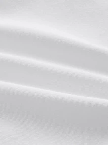 Manfinity BRENVOR Men Cotton Mock Neck Shirt - White - View 5